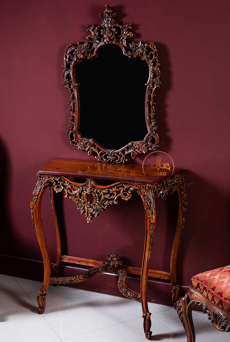 آینه کنسول فرانسوی