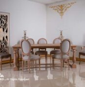 میز غذاخوری کلاسیک مدیترانه ای فولینو